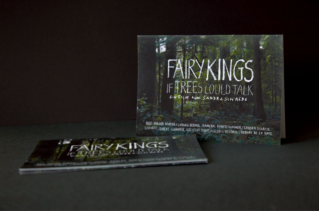 Fairy Kings, Screening Invitation and type design