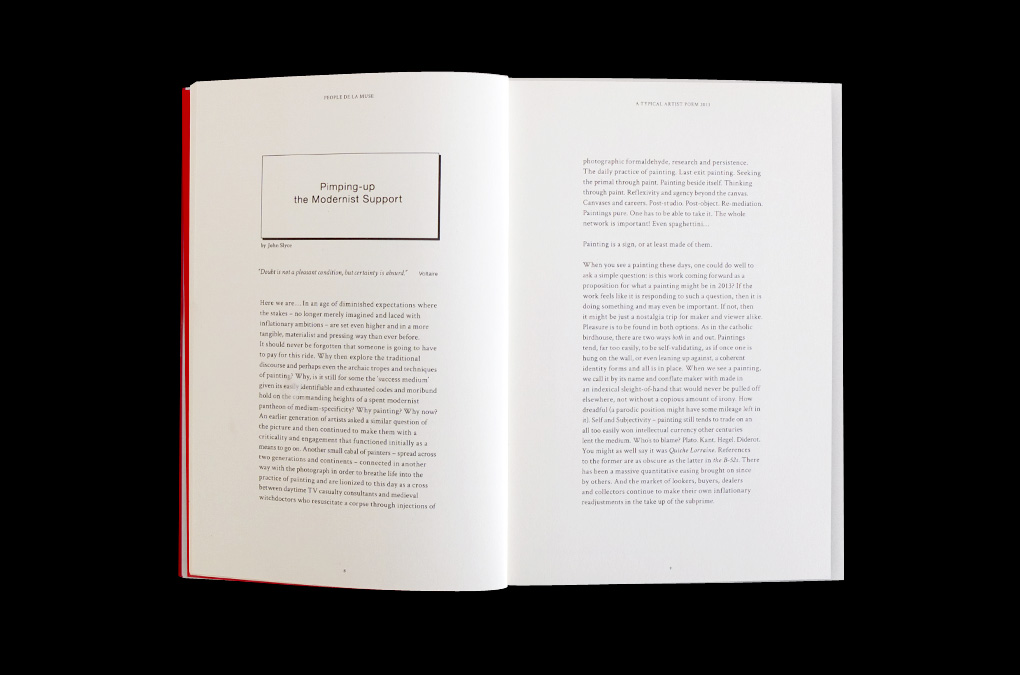 People de la Muse…, Design/Layout