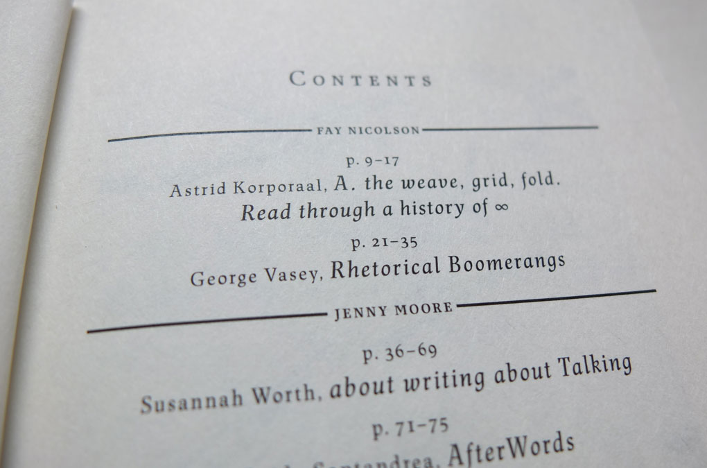 The Immaterial Almanac, Design/Layout