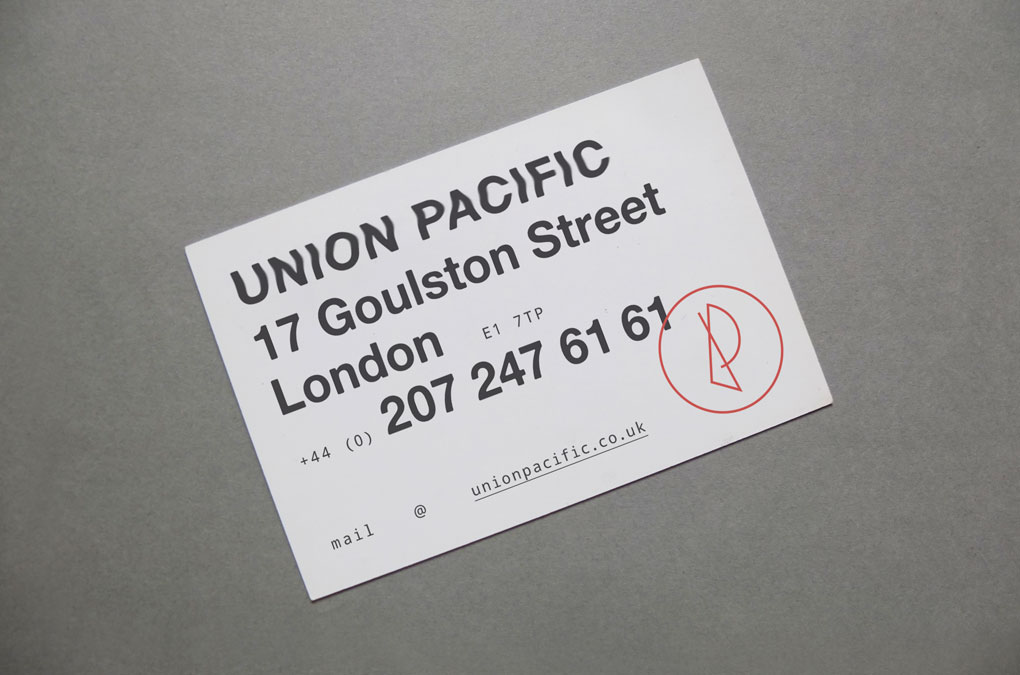 UNION PACIFIC, Business Card