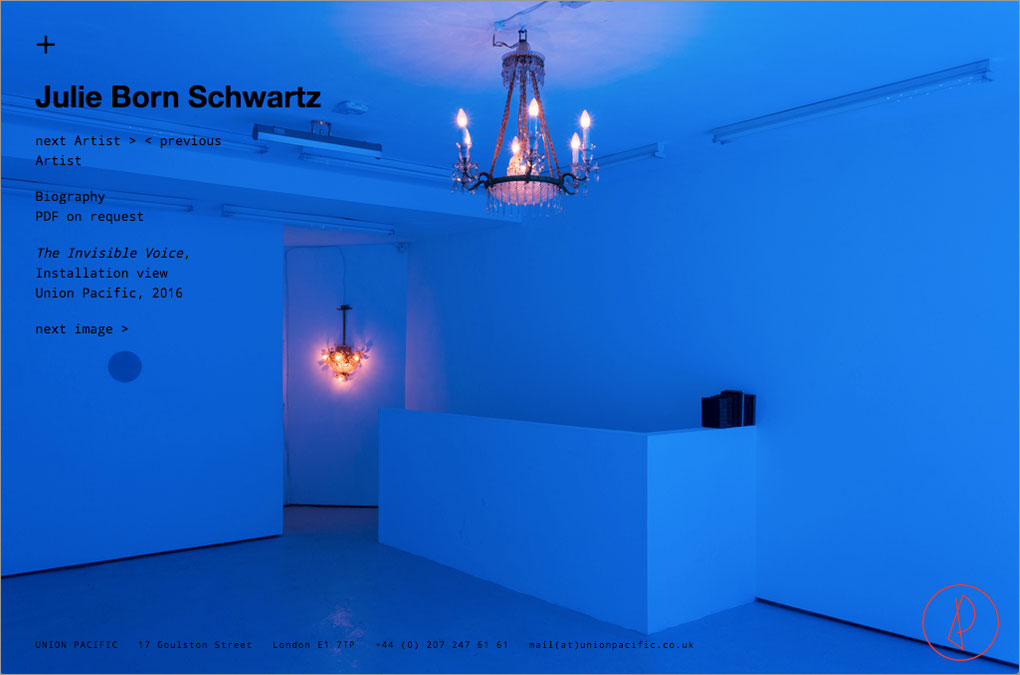 UNION PACIFIC, Webdesign