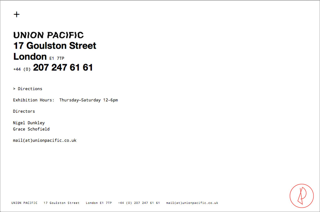 UNION PACIFIC, Webdesign