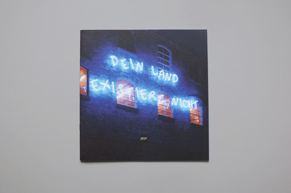 BOX Freiraum – Einblicke 2015, Cover design