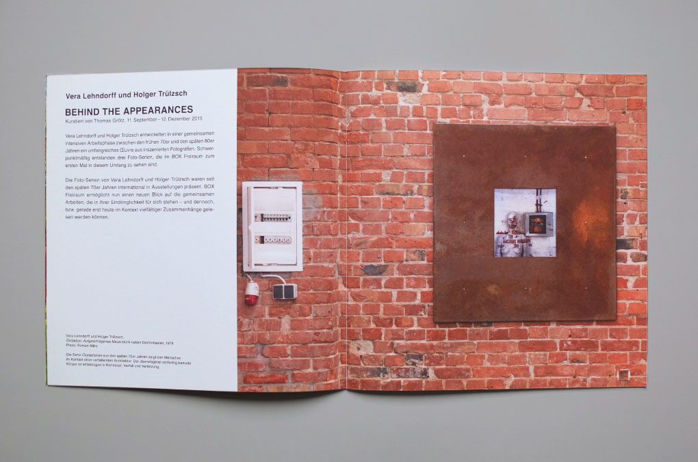 BOX Freiraum – Einblicke 2015,Design/Layout