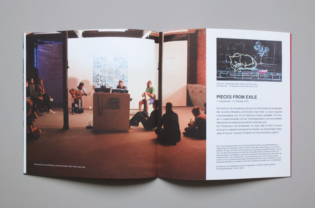 BOX Freiraum – Einblicke 2015,Design/Layout