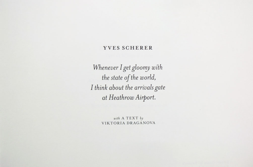 Whenever I get gloomy… — Title page design/layout