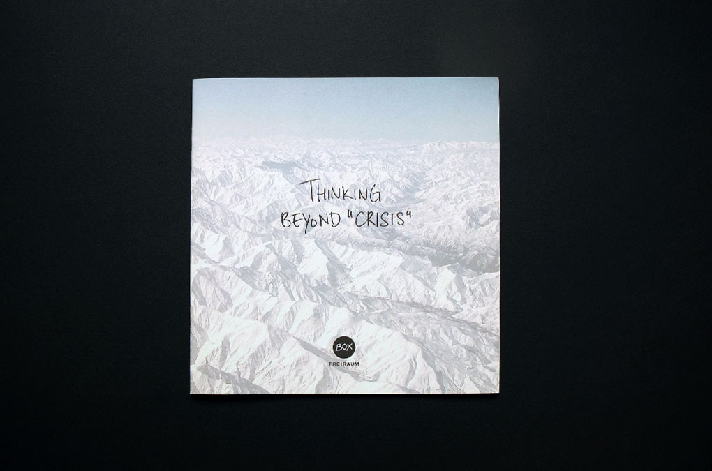 Thinking Beyond Crisis, Cover and title design