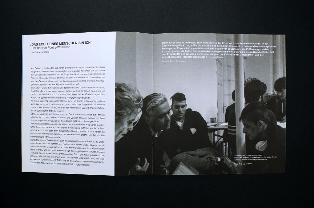 Thinking Beyond Crisis, Design/layout